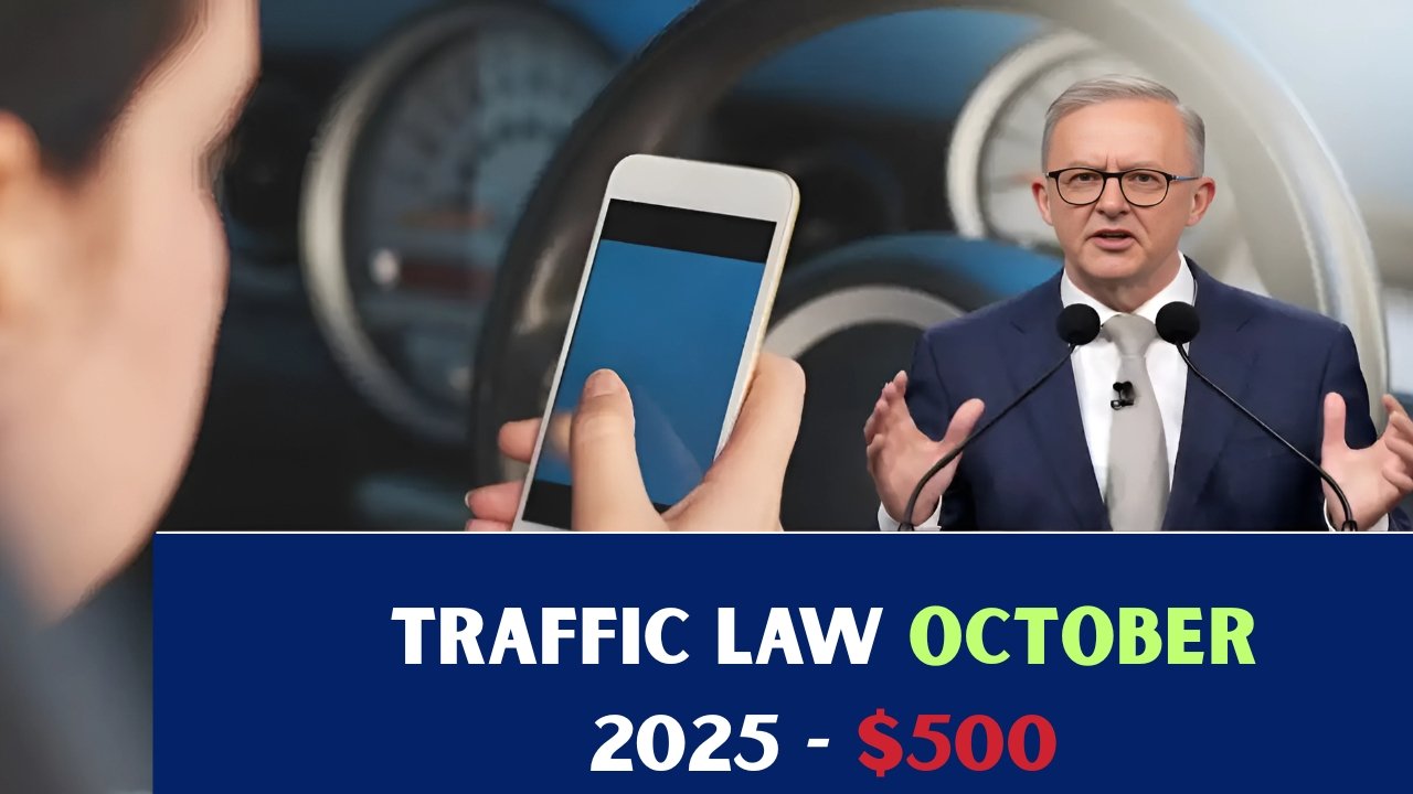 Australia Traffic Law October 2025: $500 Fine for Phone Use While Operating Vehicle