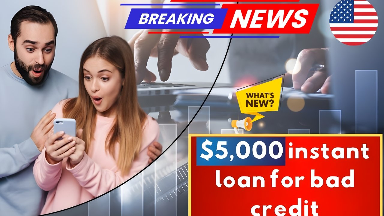 USA Personal Loan 2025 – Get $5,000 Instant Unsecured Loan, Bad Credit Accepted