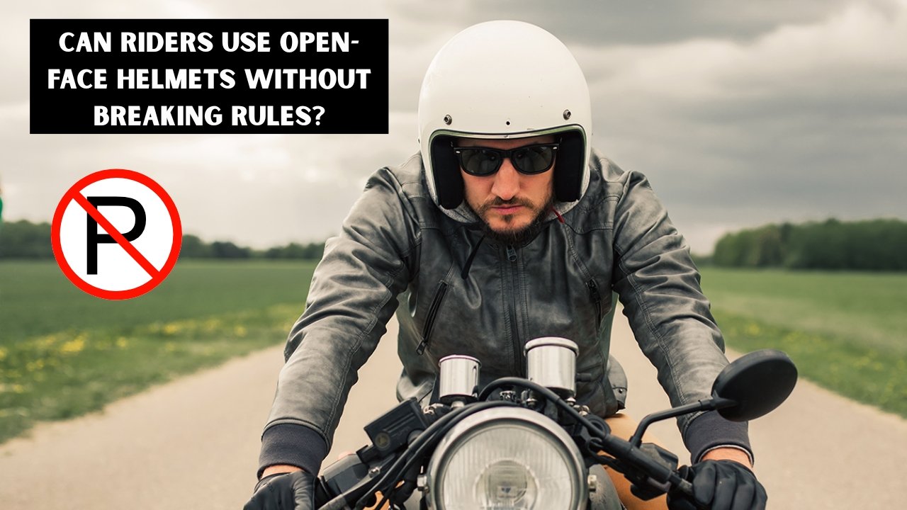 Can Riders Use Open-Face Helmets Without Breaking Rules?